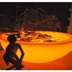 Illuminated Planters 600 mm(Dia) X 300 MM(Ht)