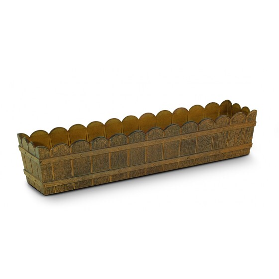 Window Box Wooden Brown
