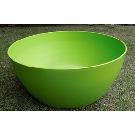 Colorful Green Flower & Cactus Plants Bowl Planter
