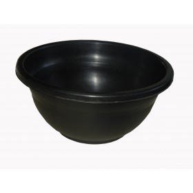 Lotus Bowl Black Color Pot