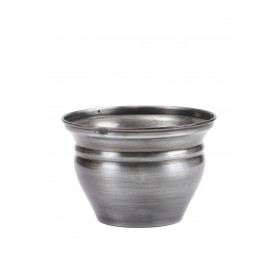 Small Round Shaped Metallic Planter (83608)