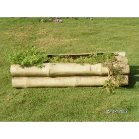 Flat Bamboo Planter