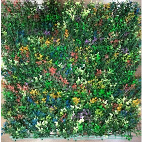 Rainbow Leaves Tiles for Vertical Garden - Artificial Garden