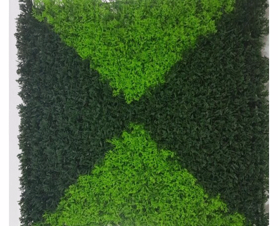 Green and Purple Leaves Tiles for Vertical - Indoor