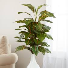 Artificial Croton Mini Plant