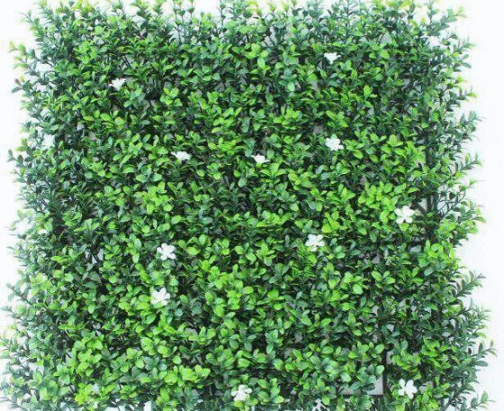 Green Leaves with white flower Tiles for Vertical - Outdoor