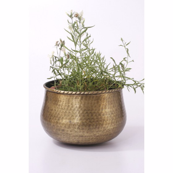 Round Shaped Iron Planter (80562)