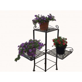 3 Pot Stand Square Corner