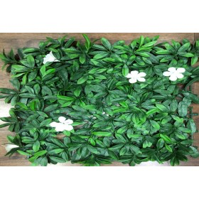 White Flower Big Leaves Tiles for Vertical Garden - Outdoor