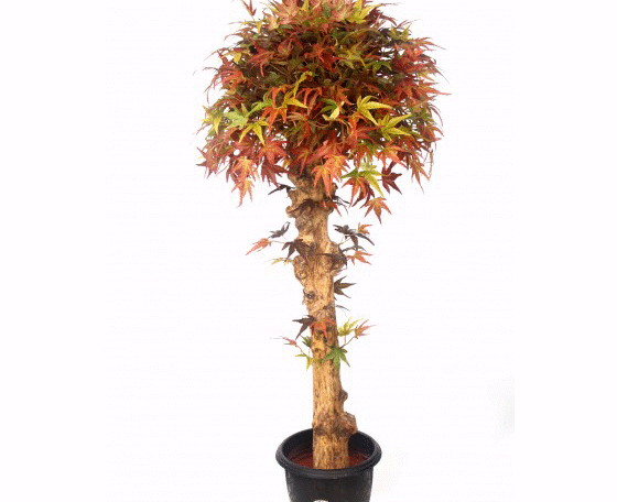 Artificial Mini Japanese Maple Topiary Plant