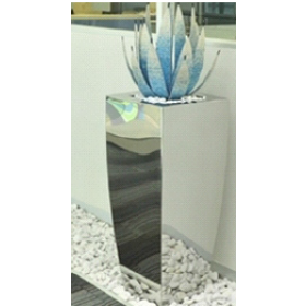 Stainles Steel SS Curvy Square Planter