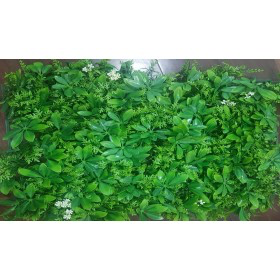 Mix Green Leaves With White Berries Tiles� - Artificial Garden