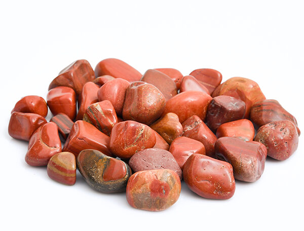 Jasper Onex Garden Pebbles (Red, Medium) - 1 Kg