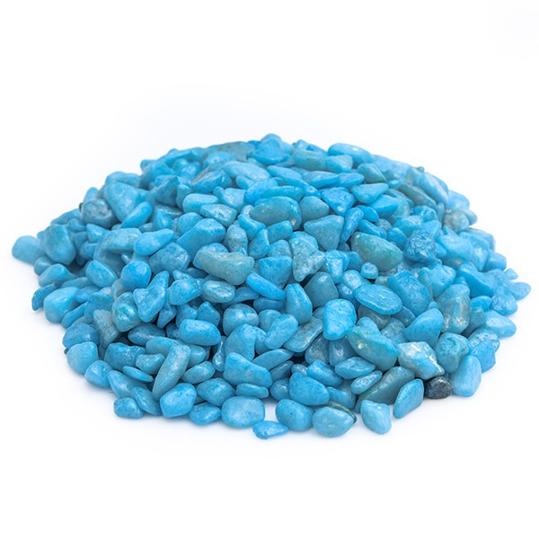 Aquarium Pebbles (Sky Blue, Small) - 1 Kg