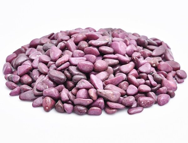 Aquarium Pebbles (Wine Color, Small) - 1 Kg